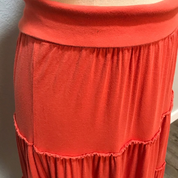 Boho Tiered Ruffle Knit Skirt - Picture 8 of 8